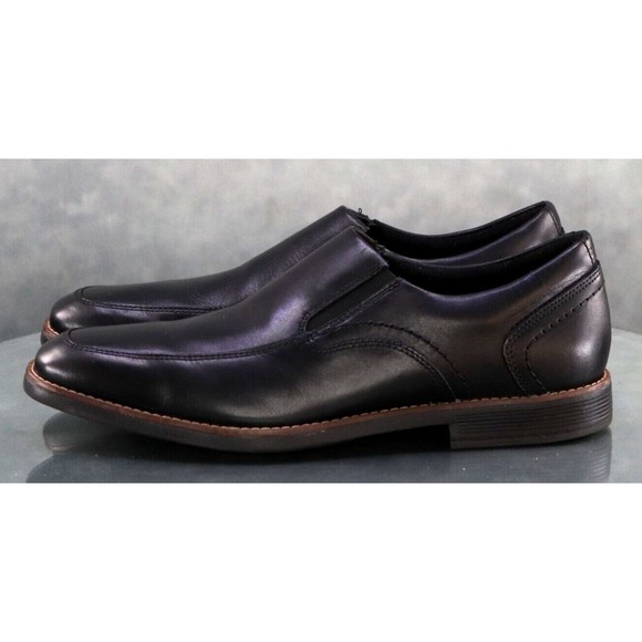 Rockport Men\'s Lightweight Slip On Dress Loafers Shoes Size 9 Leather Black main image 11